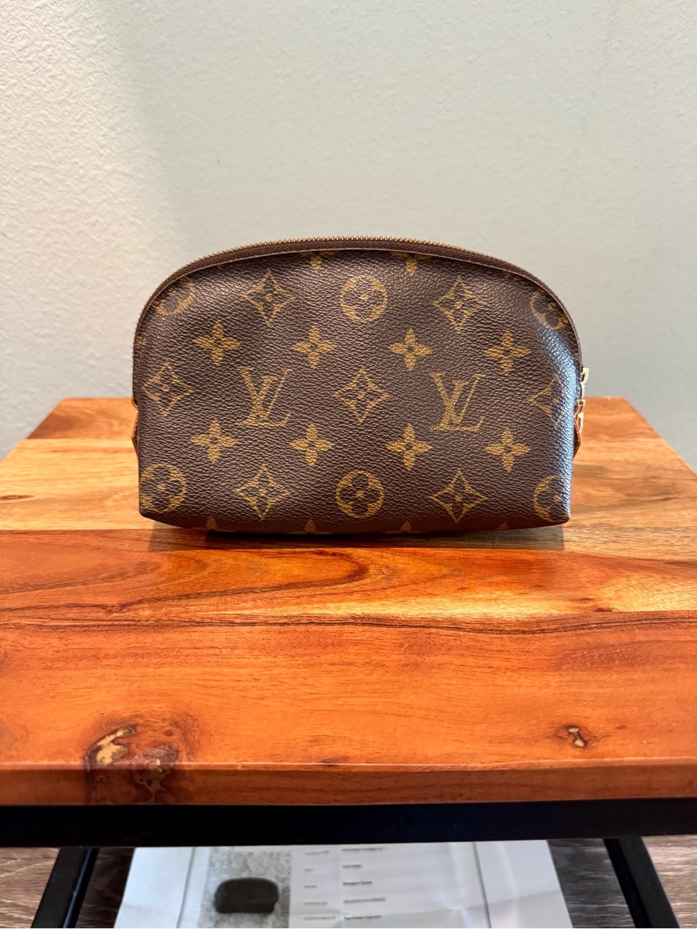 Louis Vuitton PM Cosmetic Pouch in Monogram canvas